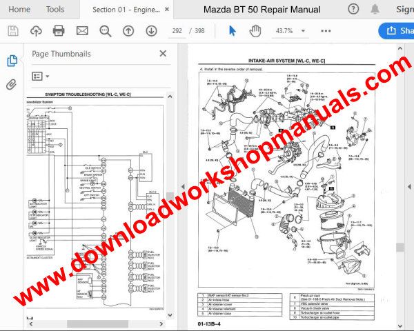 Mazda bt50 wiring diagrams